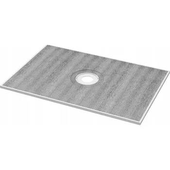 Sprchová vanička SucceBuy Sada sprchového lemu 3,1 KG Lehký polystyrenový sprchový kout 32 MM