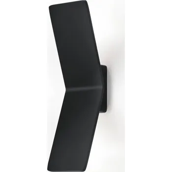 Lampička Knapstein LED nástěnné svítidlo Ada, černé, hliníkové, 2 světla černá 2 x 10 W LED - Doprava zdarma