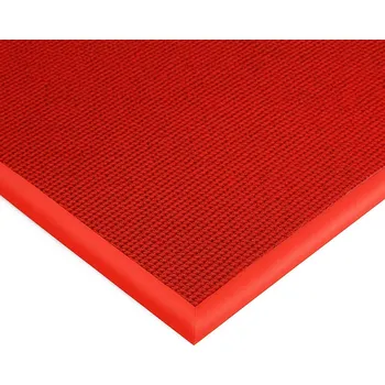 Rohožka Červená textilní vstupní rohož FLOMA Perla - délka 100 cm, šířka 200 cm, výška 1,1 cm