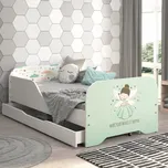 Dětská postel 140 x 70 cm s kouzelnou vilkou