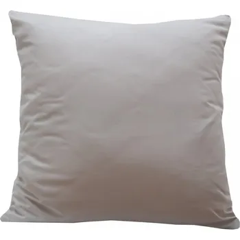 Povlak na dekorativní polštářek Jednobarevný povlak v slabě šedé barvě 40x40 cm