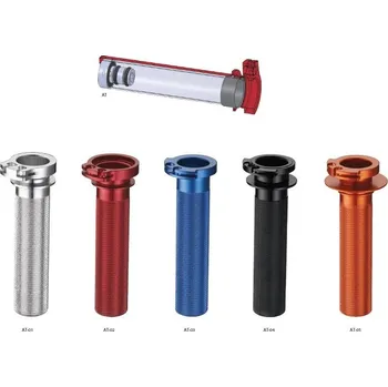 Plynová rukojeť (ALU) s ložiskem HONDA CRF 250R '04-'18, CRF 450R '07-'18, CRF 450X '05-'18, stříbrná, ACCEL