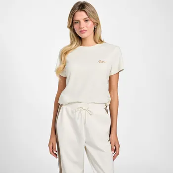 Dámské tričko Dámské Tričko s krátkým rukávem GUESS ALBA SS CN T-SHIRT V5BI17KCBF1-A10F – Šedá M