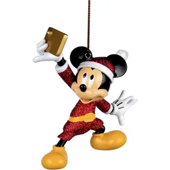 Vánoční dekorace CHRISTMAS INSPIRATION Vánoční ozdoby - Disney, Mickey s foťákem