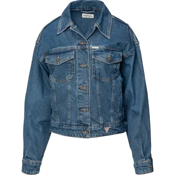 Dámská casual bunda Dámská Džínová bunda GUESS GJ OVERSIZE TRUCKER JACKET W4YN56D5CC3-M3DW – Tmavě modrá S