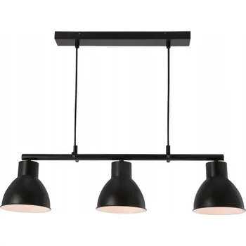 Závěsné svítidlo INEZZ 3x60W E27 černé, moderní stropní svítidlo se třemi k