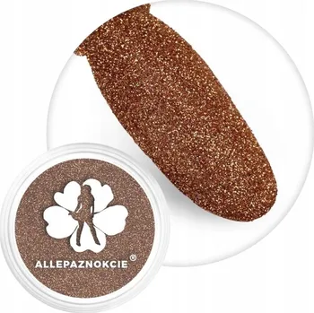 Třpytky na nehty, ozdoba - jemný prach ALLEPAZNOKCIE 2g, třpytivý prášek v dóze Č.38