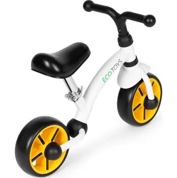 Odrážedlo Dětské odrážedlo – Bicykl ECOTOYS Bílá-černá