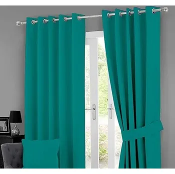 Závěs Tyrkysové stínící závěsy 140x250 cm Šířka: 140 cm | Délka: 250 cm