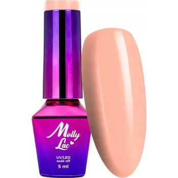 Lak na nehty Hybridní lak na nehty MOLLYLAC 5g Silk & Cotton Mohair Č.361