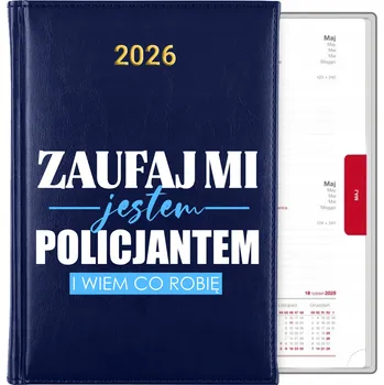 Kalendář Knižní kalendář 2026 A5 modrý