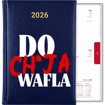 Kalendář Knižní kalendář 2026 A5 modrý