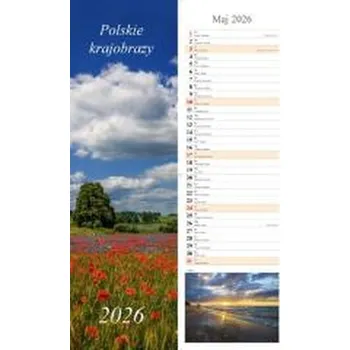 Kalendář Kalendarz 2026 ścienny pasek Polskie krajobrazy