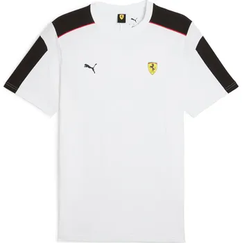 Pánské tričko Pánské Tričko s krátkým rukávem PUMA FERRARI RACE MT7 TEE 63019604 – Bílá M