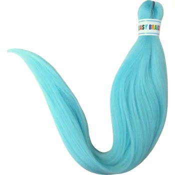 Příčesek Syntetické barevné vlasy copánky dredy KANEKALON EASY BRAID II MINT