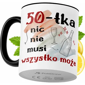 Hrnek Polidraw Hrnek Polidraw Narozeniny50 keramika 330 ml