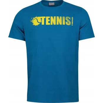 CHLAPECKÉ TENISOVÉ TRIČKO HEAD FONT T-SHIRT BOY BLUE 140