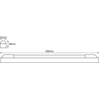 Lampička LED osvětlení lišta OSRAM POWER BATTEN, 3 000 K, 60 cm, 1 ks. bílá LED 12 W celkem