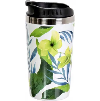 Termohrnek CMP KA4651 Designový termohrnek s dvojitou stěnou 350 ml, tropická zeleň