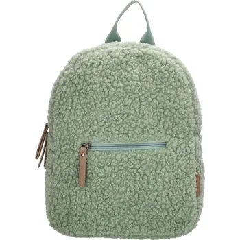 Městský batoh Zelený huňatý dětský batoh „Furry“