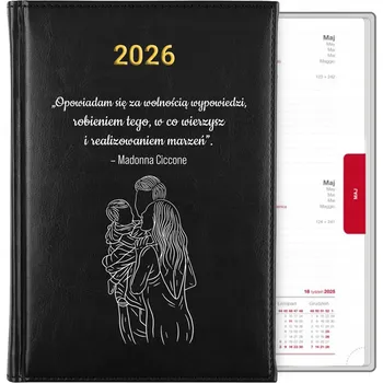 Diář Knižkový kalendář 2026 A5 černý