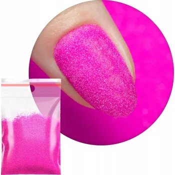 Pyl Ozdoby Na Nechty 20 g Kosmetický růžový Pink Brokat Č. 90