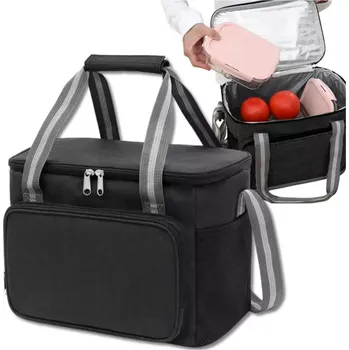 Svačinový box J&W Svačinová taška Neghed černá One size