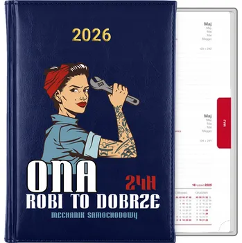 Kalendář Knižní kalendář 2026 A5 modrý