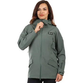 Kilpi AYRA-W Dámský outdoorový kabát YL0120KI Khaki 46