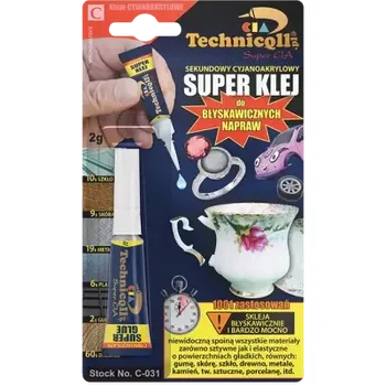 Průmyslové lepidlo TECHNICQLL SUPER GLUE - Super lepidlo 2g