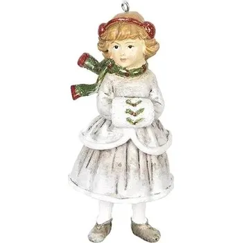 Vánoční dekorace HIGHLIFE Ozdoba Děvče 12 cm