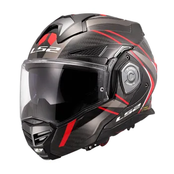 Motodoplněk Překlápěcí helma LS2 FF901 ADVANT X C FUTURE II RED-06 XS