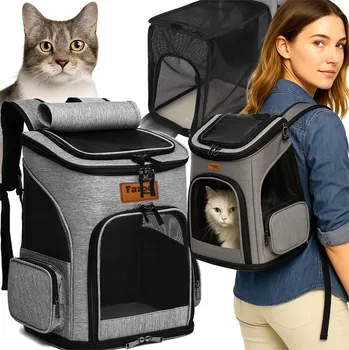 přepravka pro zvíře Přepravka Batoh pro psa Fazoo černý, 4XL, 33 cm x 40 cm x 26 cm