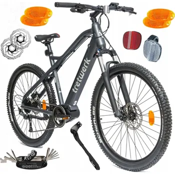 Elektrokolo Elektrokolo Tretwerk Commander MTB 27,5" 250 W šedé, 9 rychlostí