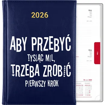 Kalendář Knižní kalendář 2026 A5 modrý