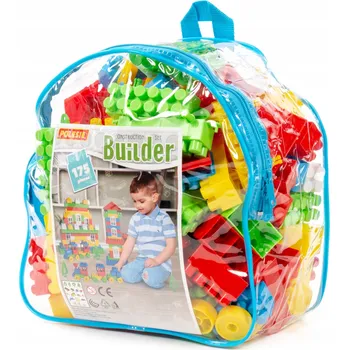 ostatní stavebnice Stavebnice v batohu Polesie Stavebnice Gigant 8022 175 dílů