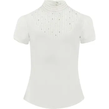 EQUITHÈME Triko závodní Vilamoura Equithème, dámské, bílé XXS