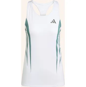 Adidas Dámský Běžecký Top Adizero Archive, bílá / zelená, 42