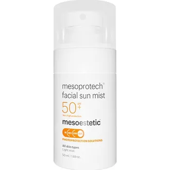 Přípravek na opalování MESOESTETIC Mesoprotech Facial Sun Mist SPF 50+ 50 ml NOVÁ EDICE