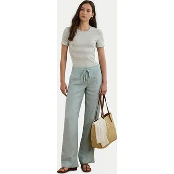 LAUREN RALPH LAUREN Kalhoty z materiálu 200735136021 Světle modrá Regular Fit 10