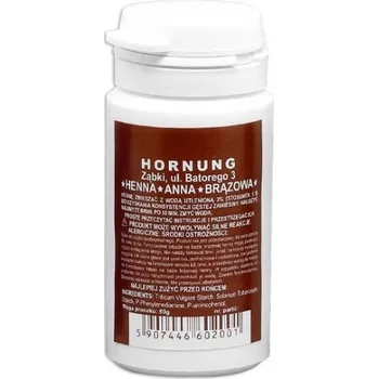 Barva na řasy a obočí Henna na obočí hnědá v prášku Hornung Anna 50 g
