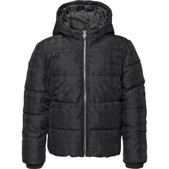 Dětská Zimní prošívaná bunda GUESS LS HOODED PUFFER W/ZIP J4BL24WGLW2-FJ4Q – Černá 10