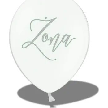 Balónek Balónek bílý klasický 1 ks