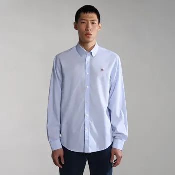 Pánská košile Pánská Košile NAPAPIJRI G-GRAIE 1 2M8 FIL-A-FIL NP0A4H1E2M81 – Modrá S