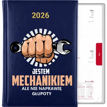 Kalendář Knižní kalendář 2026 A5 modrý