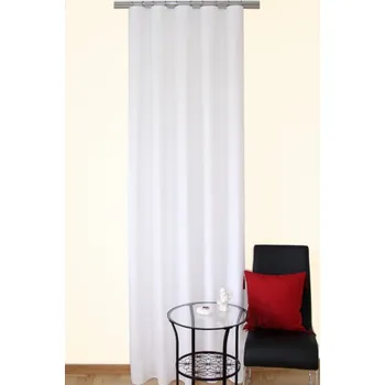 Závěs Moderní hotové závěsy v bílé barvě Šířka: 140 cm | Délka: 260 cm