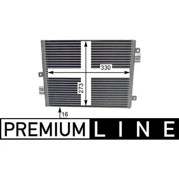 Výparník klimatizace Kondenzátor, klimatizace MAHLE (AC354000P)