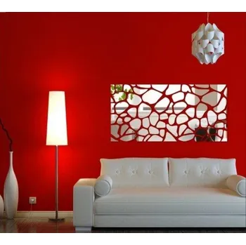 Zrcadlo Designová nalepovací zrcátka obdélníková