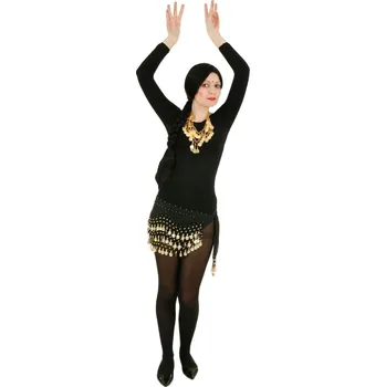 Karnevalový kostým Šátek břišní tanečnice - Černý