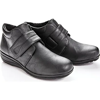 Dámské pantofle 3Pagen Boty na suchý zip Becky černá 37